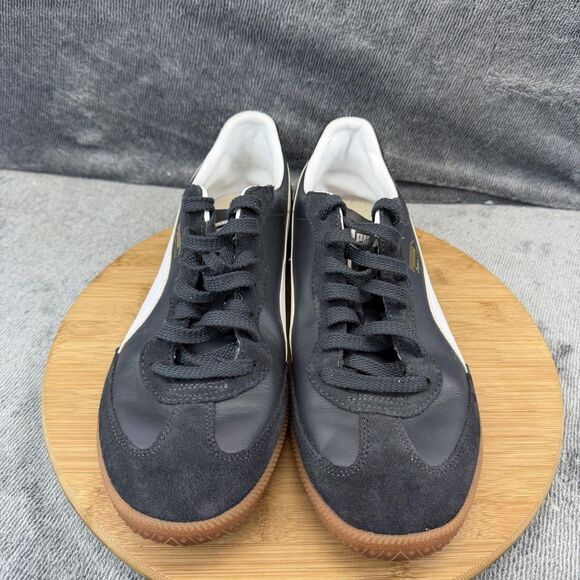 Puma Super Liga Shoes Mens Size 13 Black White Gum Soccer Sneakers 356999-09 main image 9